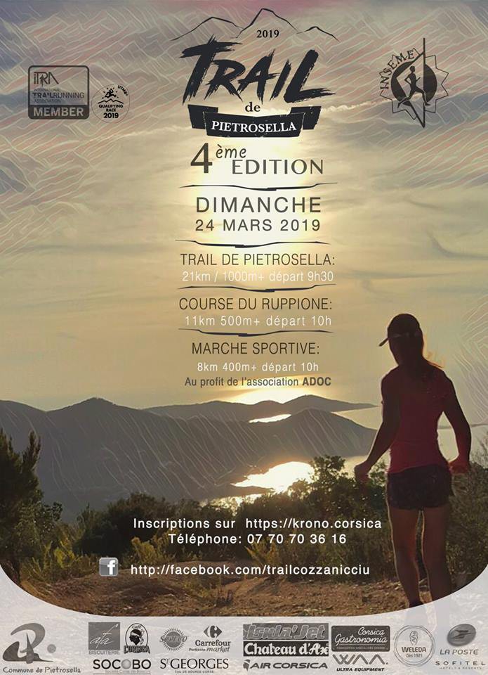 4ème édition du Trail de Pietrosella - Marche Sportive au profit de l'Association ADOC