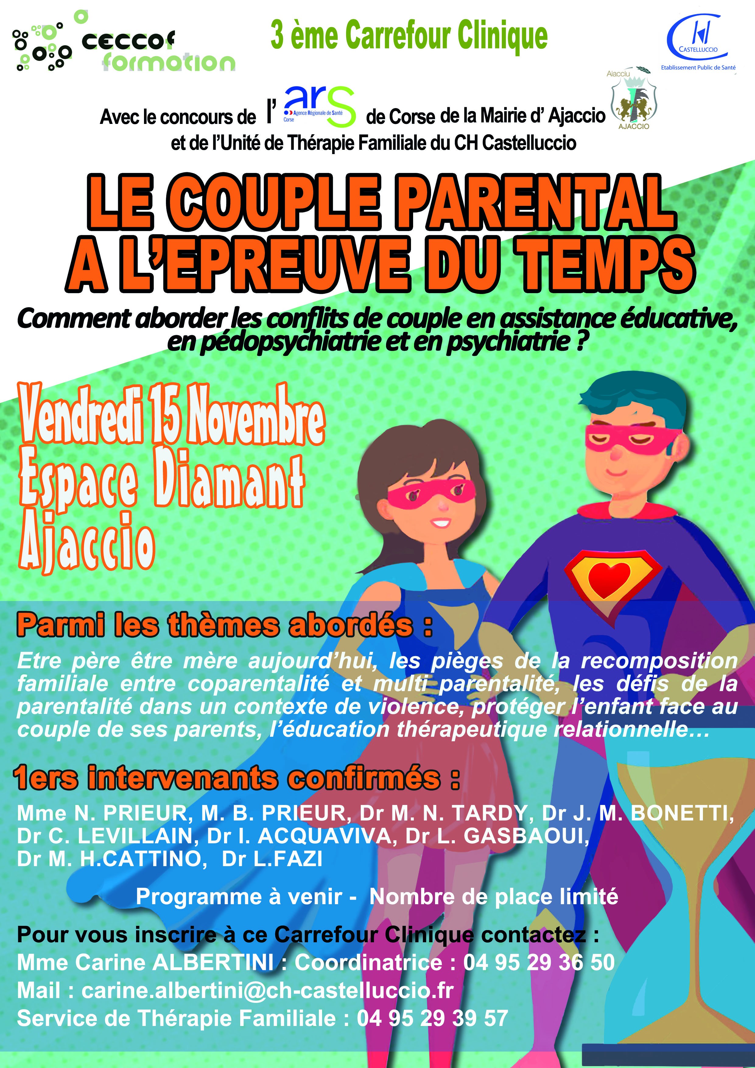 3ème Carrefour Clinique : le couple parental à l'épreuve du temps