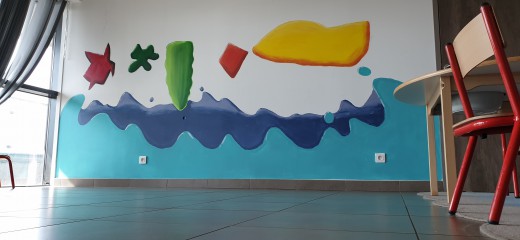 L'étrange atelier s'invite à l'hôpital de jour A Pampana en collaboration avec Yann Le Borgne où les enfants ont pu réaliser un travail autour des émotions