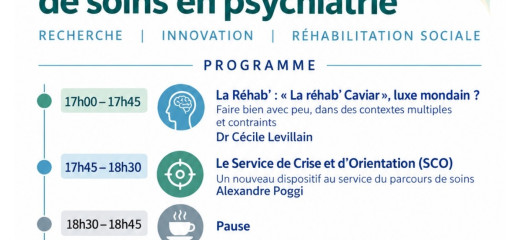Modernisation de l'offre de soins en psychiatrie // 5 octobre 2026 Amphith&eacute;&acirc;tre CHC 